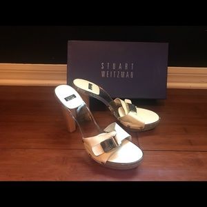 Stuart Weitzman Platonic White Patent 9M